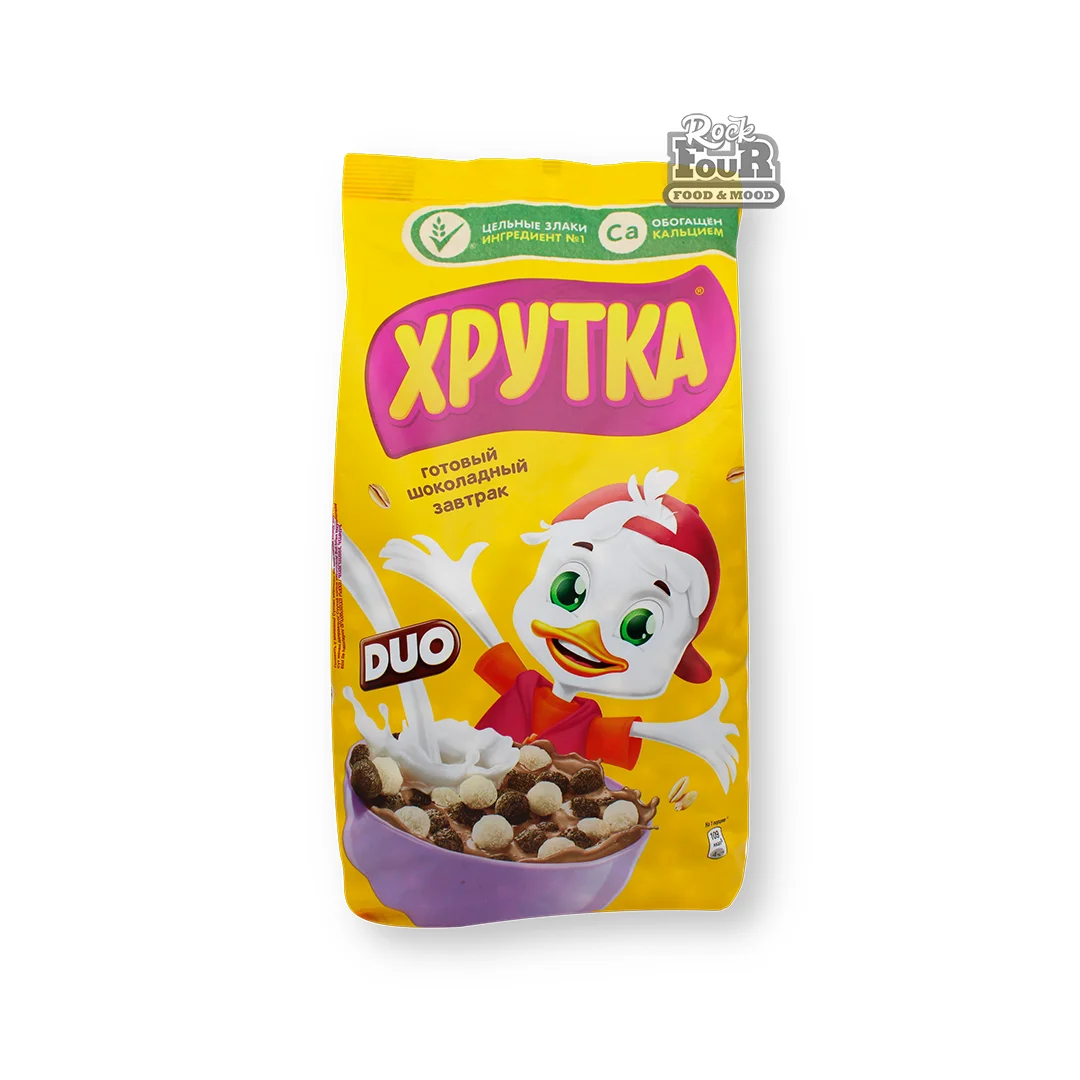 Պատրաստի շոկոլադե նախաճաշ «Хрутка Duo» 230գ